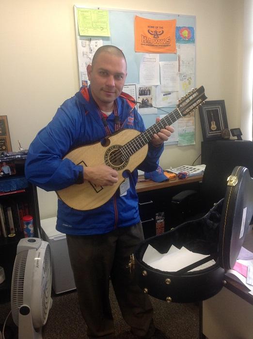 Arroyo is both administrator and musician.