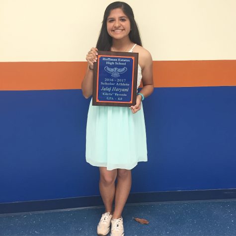 Senior achieves a prestigious award due to her hard work, dedication