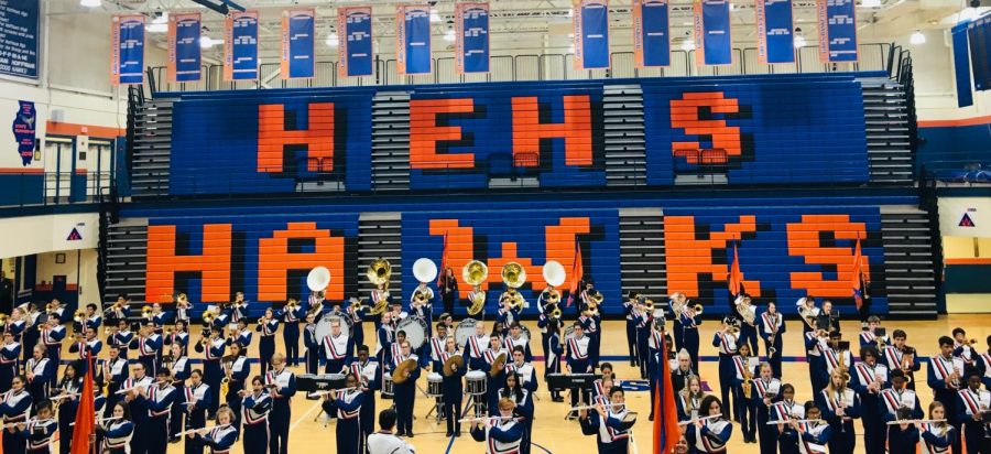 HEHS Band’s “Sounds of the Stadium” Concert: from bleachers to center stage